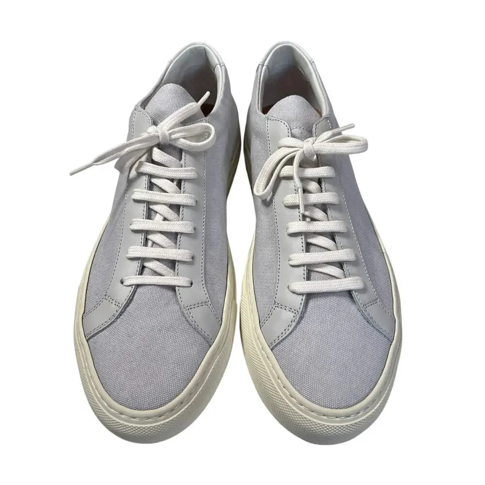 Common Projects Achilles Canvas Sneakers SIZE 42 US 9 Gray 2479 0573 NEW IN BOX
